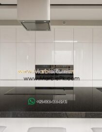 black countertops