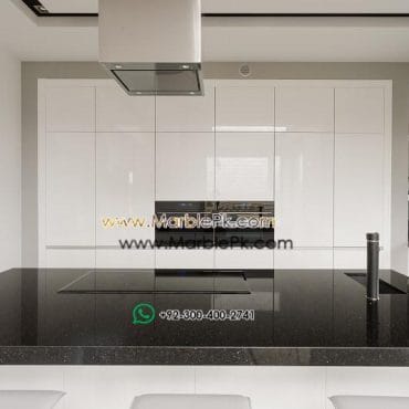 black countertops