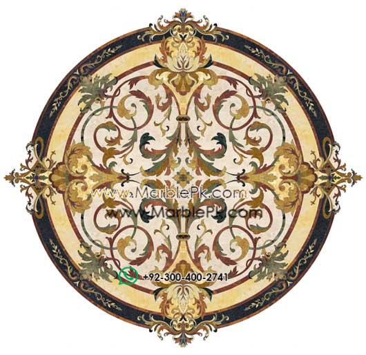 capri custom marble medallion 1