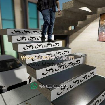 jet black granite Black White Riser B Marble Granite Stairs Design in pakistan www.Marblepk.com 8