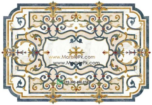 milan rectangle marble inlay mosaic 2