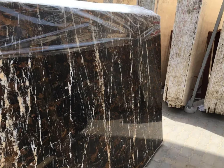 Black N Gold Granite Design Stairs & Kitchen Countertops in Lahore