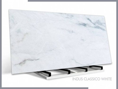 Indus Classic White Granite Design Stairs & Kitchen Countertops in Lahore