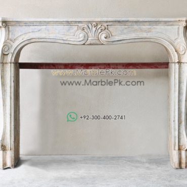 Ancient Royal Marble Fireplace Mantel  mpk-fp-Ar8 Ancient Royal Marble Fireplace Mantel Design Stairs & Kitchen Countertops in Lahore