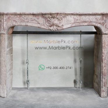 Ancient Royal Marble Fireplace Mantel  mpk-fp-Ar4 Ancient Royal Marble Fireplace Mantel Design Stairs & Kitchen Countertops in Lahore