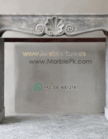 Ancient Royal Marble Fireplace Mantel  mpk-fp-Ar7 Ancient Royal Marble Fireplace Mantel Design Stairs & Kitchen Countertops in Lahore