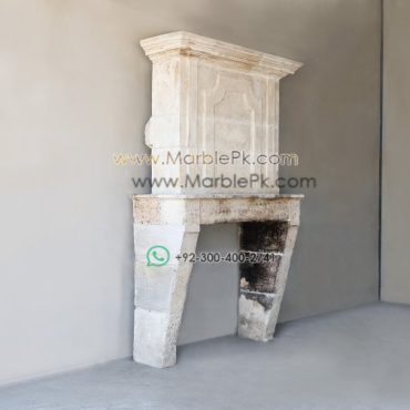 King Size Marble Fireplace Mantel mpk-fp-K3 King Size Marble Fireplace Mantel Design Stairs & Kitchen Countertops in Lahore