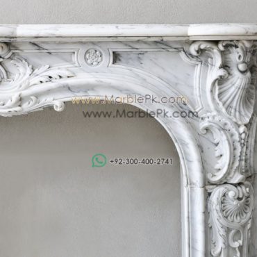 Antique Marble Fireplace  mpk-fp-Ant18 Antique Marble Fireplaces Design Stairs & Kitchen Countertops in Lahore