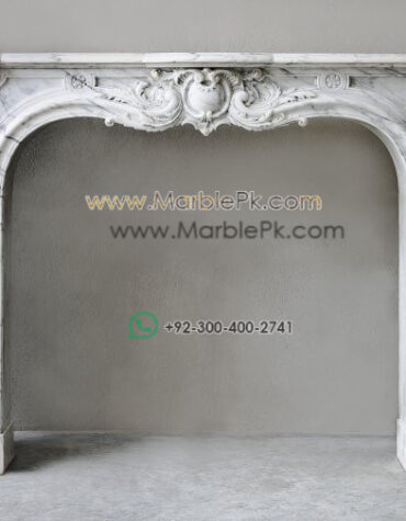 Antique Marble Fireplace  mpk-fp-Ant18 Antique Marble Fireplaces Design Stairs & Kitchen Countertops in Lahore