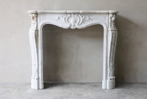 Antique Marble Fireplace  mpk-fp-Ant25 Antique Marble Fireplaces Design Stairs & Kitchen Countertops in Lahore