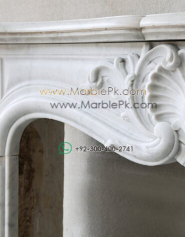 Antique Marble Fireplace  mpk-fp-Ant25 Antique Marble Fireplaces Design Stairs & Kitchen Countertops in Lahore