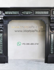 Antique Marble Fireplace  mpk-fp-Ant20 Antique Marble Fireplaces Design Stairs & Kitchen Countertops in Lahore