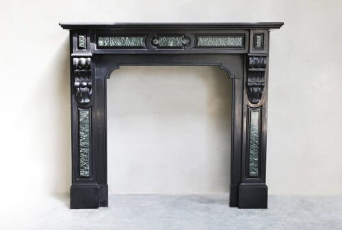 Antique Marble Fireplace  mpk-fp-Ant20 Antique Marble Fireplaces Design Stairs & Kitchen Countertops in Lahore