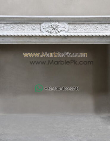 Antique Marble Fireplace  mpk-fp-Ant19 Antique Marble Fireplaces Design Stairs & Kitchen Countertops in Lahore