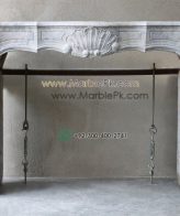 Antique Marble Fireplace  mpk-fp-Ant16 Antique Marble Fireplaces Design Stairs & Kitchen Countertops in Lahore