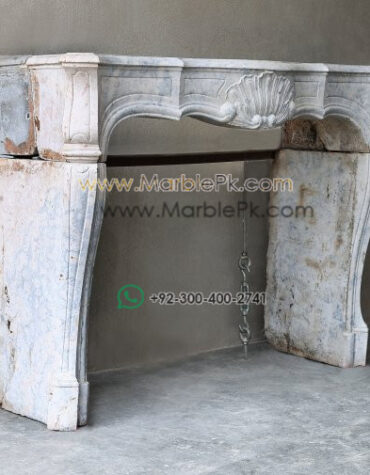 Antique Marble Fireplace  mpk-fp-Ant16 Antique Marble Fireplaces Design Stairs & Kitchen Countertops in Lahore