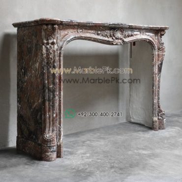 Antique Marble Fireplace  mpk-fp-Ant10 Antique Marble Fireplaces Design Stairs & Kitchen Countertops in Lahore