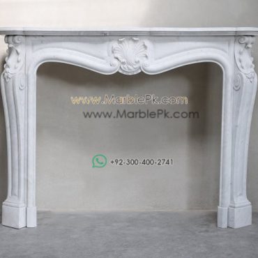 Antique Marble Fireplace  mpk-fp-Ant9 Antique Marble Fireplaces Design Stairs & Kitchen Countertops in Lahore