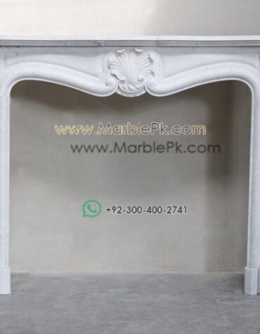 Antique Marble Fireplace  mpk-fp-Ant9 Antique Marble Fireplaces Design Stairs & Kitchen Countertops in Lahore
