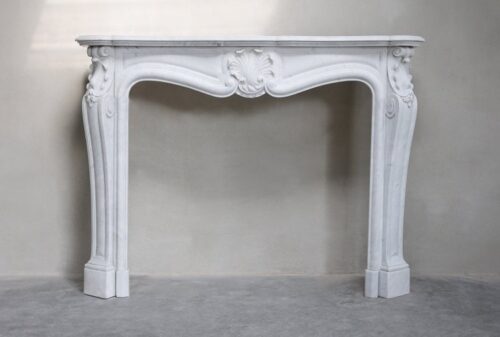 Antique Marble Fireplace  mpk-fp-Ant9 Antique Marble Fireplaces Design Stairs & Kitchen Countertops in Lahore