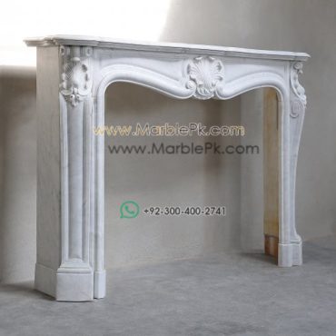Antique Marble Fireplace  mpk-fp-Ant9 Antique Marble Fireplaces Design Stairs & Kitchen Countertops in Lahore