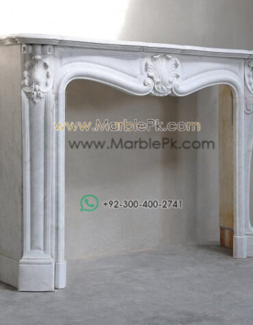 Antique Marble Fireplace  mpk-fp-Ant9 Antique Marble Fireplaces Design Stairs & Kitchen Countertops in Lahore