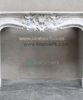 Antique Marble Fireplace  mpk-fp-Ant7 Antique Marble Fireplaces Design Stairs & Kitchen Countertops in Lahore