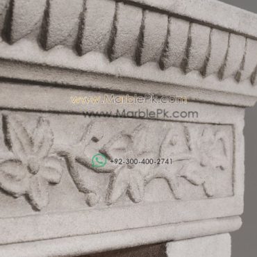 Antique Marble Fireplace  mpk-fp-Ant4 Antique Marble Fireplaces Design Stairs & Kitchen Countertops in Lahore