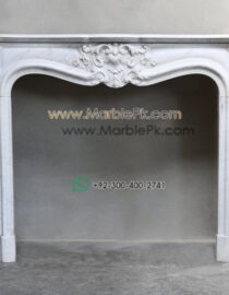 ModernMarble Fireplace mpk-fp-Ant58 Antique Marble Fireplaces Design Stairs & Kitchen Countertops in Lahore