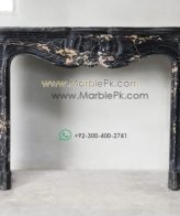 Antique Marble Fireplace  mpk-fp-Ant72 Antique Marble Fireplaces Design Stairs & Kitchen Countertops in Lahore