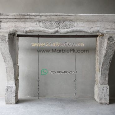 King Size Marble Fireplace Mantel  mpk-fp-K1 King Size Marble Fireplace Mantel Design Stairs & Kitchen Countertops in Lahore