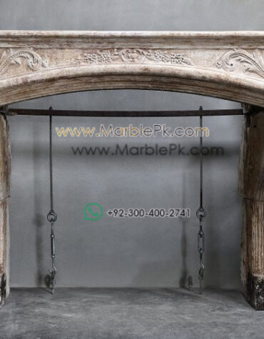 Ancient Royal Marble Fireplace Mantel  mpk-fp-Ar2 Ancient Royal Marble Fireplace Mantel Design Stairs & Kitchen Countertops in Lahore