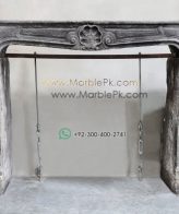Ancient Royal Marble Fireplace Mantel  mpk-fp-Ar6 Ancient Royal Marble Fireplace Mantel Design Stairs & Kitchen Countertops in Lahore