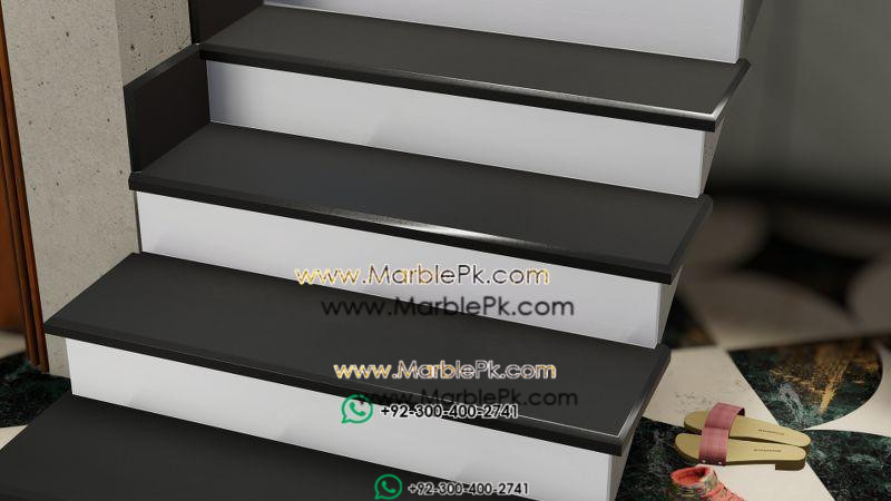 Stunning Marble Stair designs 18 Stunning Marble Stair designs - Jet black granite snow white granite marble granite stairs designs in pakistan www.marblepk.com 4 1 (1)