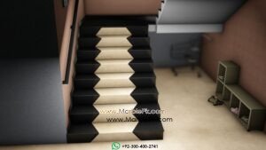 Jet black granite Price in Pakistan Stunning Marble Stair designs - Zig zag jet black granite & china verona marble marble granite stairs designs in pakistan www.marblepk.com 2
