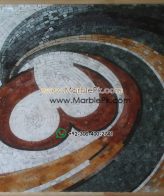 Islamic Mosaic Art Calligraphy - Allah and muhammad name الله محمد islamic mosaic calligraphy mpk