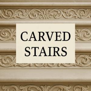 Carved CNC Inlay Stairs