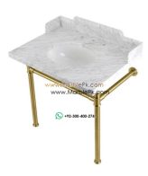 Modern Marble Bath Vanity Sink - Contemporary bath vanity mpk 423