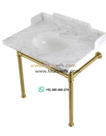 Modern Marble Bath Vanity Sink - Contemporary bath vanity mpk 423