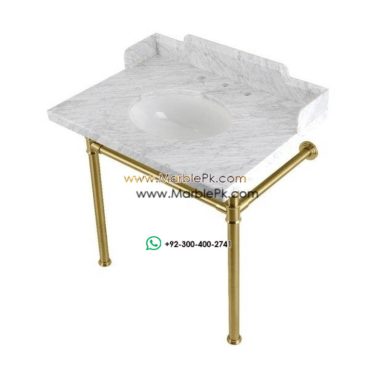 Modern Marble Bath Vanity Sink - Contemporary bath vanity mpk 423