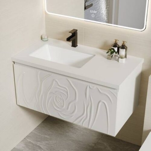 Modern Marble Bath Vanity Sink - Contemporary bath vanity mpk 425