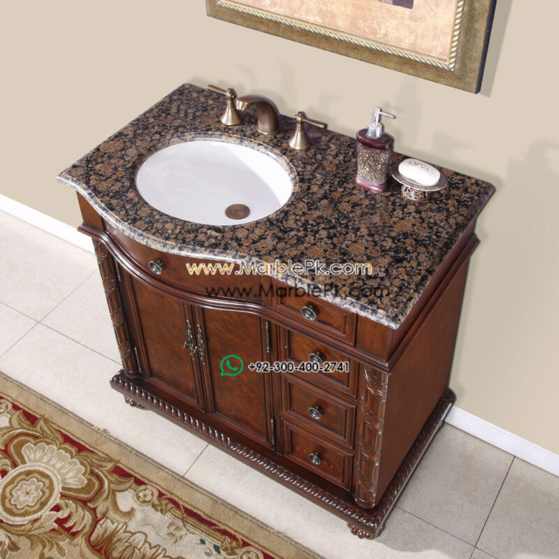 Modern Marble Bath Vanity Sink - Contemporary bath vanity mpk 428