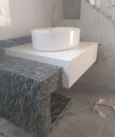 Modern Marble Bath Vanity Sink - Contemporary bath vanity mpk 431