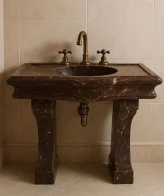 Modern Marble Bath Vanity Sink - Contemporary bath vanity mpk 432