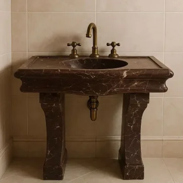 Modern Marble Bath Vanity Sink - Contemporary bath vanity mpk 432