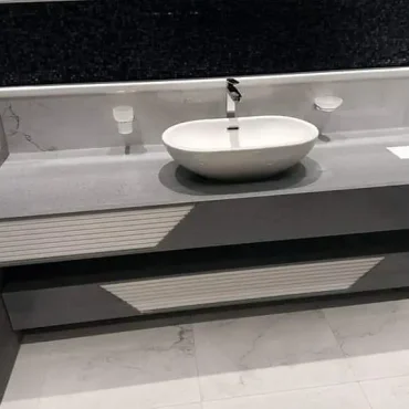 Modern Marble Bath Vanity Sink - Contemporary bath vanity mpk 433