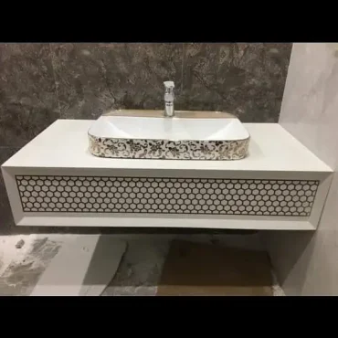 Modern Marble Bath Vanity Sink - Contemporary bath vanity mpk 434