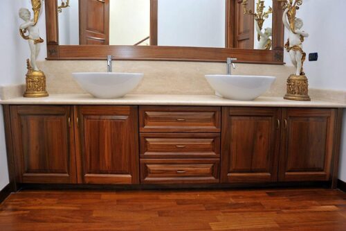 Modern Marble Bath Vanity Sink - Contemporary bath vanity mpk 435