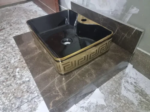 Modern Marble Bath Vanity Sink - Contemporary bath vanity mpk 436