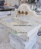 Modern Marble Bath Vanity Sink - Contemporary bath vanity mpk 437